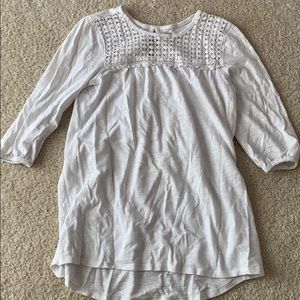 old navy white blouse